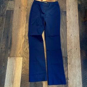 Express bootcut navy dress pant